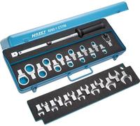 HAZET Jeu d'outils dynamométriques 6292-1CT/28 I 2-500 Nm I Précision ± 2/4% I Set de 28 pièces I Set polyvalent pour le montage et le démontage