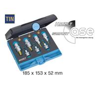 Hazet Jeu d'outils TORX - Carré creux 6,3 mm (1/4 pouce), Carré creux 10 mm (3/8 pouce), Carré creux 12,5 mm (1/2 pouce) - Profil TORX intérieur - Nombre d'outils: 10 - 1557/10