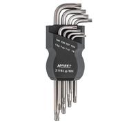 HAZET Jeu de clés mâles coudées 2116LG/8H TORX intérieur T9–T40 8 pièces