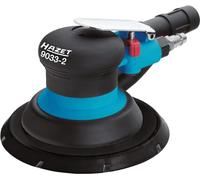 HAZET Ponceuse excentrique 9033-2 I avec tuyau d'aspiration, sac de récupération et plateau de ponçage à 15 trous I hauteur réduite et carter composite léger pour un ponçage maniable'.