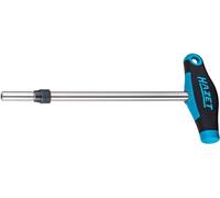 HAZET - Porte-embouts télescopique 866BH-14 I Pour le maintien d'embouts/de douilles de tournevis I Universel, antidérapant I Tube télescopique en acier inoxydable I Sortie : 6,3 (1/4 pouce)