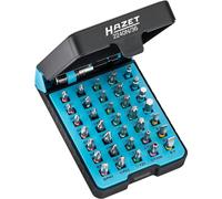 HAZET Jeu d'embouts 2240N/36 – 36 pièces, Pozidriv PZ, 6,3 mm (1/4 pouce) – Boîte pratique