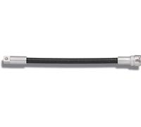 HAZET Rallonge de ouille flexible 8830 I Sortie : carré 10 mm (3/8 pouces), contourne les arêtes gênantes I Pour les endroits difficiles d'accès I Avec sécurité à billes