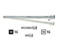 Hazet Rallonge, pivotante - Carré creux 10 mm (3/8 pouce) - Carré massif 10 mm (3/8 pouce) - Longueur totale: 254 mm - 8822-10