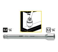 Hazet Rallonge, pivotante - Carré creux 6,3 mm (1/4 pouce) - Carré massif 6,3 mm (1/4 pouce) - Longueur totale: 101.5 mm - 871-4