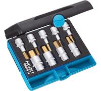 HAZET Jeu de douilles tournevis 6 pans, revêtement TiN, carré 1/2 pouce 9 pièces HAZET Quantité:1
