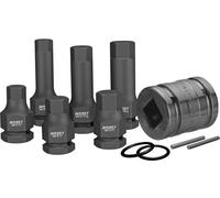 Hazet Set d'embouts pour perceuse à percussion 1/2\ (12.5 mm), 1\ (25 mm) 985S/11