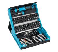 HAZET SmartCase Bit-Set 2200SC-1 I Jeu de 69 embouts d'outillage, entraînement : 6 pans 6,3 mm (1/4 pouce), pour commande manuelle I Mallette à outils mobile Fabriqué en Allemagne'.