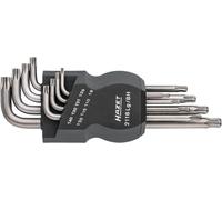 Hazet Star socket Allen key set T 9, T 10, T 15, T 20, T 25, T 27, T 30, T 40 8-piece