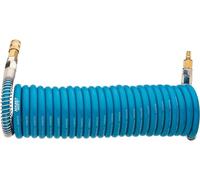 HAZET Tuyau spiralé air comprimé 9040S-10 Polyuréthane Ø 10 mm 7,62 m 10 bar Bleu