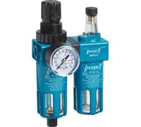HAZET Unité d'entretien 9070-4 – double avec filtre réducteur, lubrificateur, manomètre