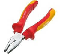 HAZET VDE-Pince combinée 1850VDE-22 I Lames trempées par induction (dureté : 60 HRC) I Isolée par protectionI Poignée ergonomique à 2 composants I Pour une coupe et un maintien précis des matériaux'.