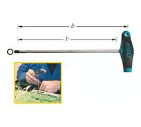 Hazet Werkstatt Innen-Sechskantschraubendreher Schlüsselweite (Metrisch): 2.5 mm Klingenlänge: 10