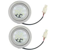 Hbbgdiy 2 pièces ampoules de hotte de cuisine 3W 24V ampoules remplacement hotte cuisine avec connecteur EL accessoires à économie d'énergie pour l'éclairage ventilation
