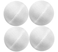 Hbbgdiy Nettoyeur de Bain de Glace 4pcs 3 Pouces Absorbeur d'écume à Bain à remous Rond Filtre Plongeon Froid Lavable réutilisable pour Baignoire Spa Piscine et Accessoires remous