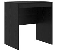 HBBMGYD Bureau Noir Chêne 70x50x76 cm Bois d'Ingénierie | Table travail compacte, rangement optimisé, style scandinave, entretien chiffon humide, montage rapide