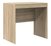 HBBMGYD Bureau Sonoma Chêne 80 x 50 x 76 cm en Bois d'Ingénierie | Table travail compacte, style scandinave, rangement malin, adapté aux petits espaces, montage facile, entretien simple
