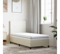 HBBMGYD Matelas en Mousse Double Face 90 x 200 cm avec Housse Amovible | Mousse multicouche sans ressorts, housse zippée lavable 40 °C, livré compressé en boîte, usage réversible, tissu respirant