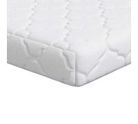 HBBMGYD Matelas Mousse et Coco Blanc 120x60x20 cm Tissu Jacquard | Noyau mousse PU contournant, couche coco durable, confort mi-ferme, design épuré, entretien chiffon sec, usage chambre