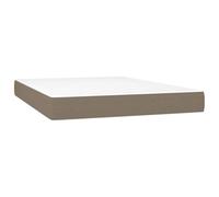 HBBMGYD Matelas Ressorts Ensachés Taupe 140x190x20 cm Fermeté Moyenne | Tissu respirant, mousse soutien, stable, durable, emballé sous vide