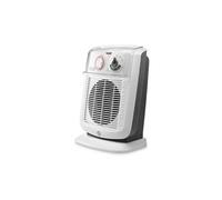 De'Longhi HBC 3052T, Radiateur électrique soufflant, 24 h, IP21, Mural, Table, Blanc, Pivotant