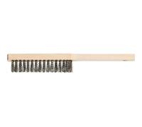 HBFM 40 Brosse métallique à main 220 mm fil inox 0,15 mm