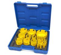 HBM Professional Jeu de 17 scies cloches diamantées TCT multi-matériaux