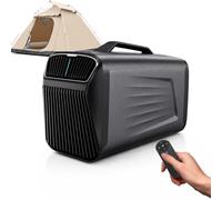 HCAUYNN Climatiseur Portable 5200 BTU, 4 Modes, Double Conduit, 400W