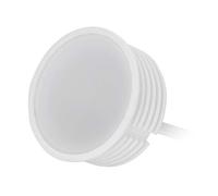HCFEI 1 module LED GU10 MR16 extra plat de 50 mm, diamètre du réflecteur : 22 mm, longueur du corps à intensité variable, 5 W, 425 lm, blanc chaud 3000 K, connexion directe à 230 V, éclairage à 120 °