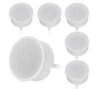 HCFEI Lot de 6 modules LED 230V 5W pour spot encastrable MR16 Blanc Chaud 2700K Remplacement GU10 Ø 50 mm 120°Angle d'éclairage
