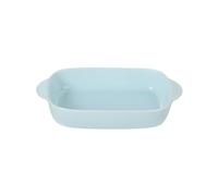 HCHLQLZ Plat Four Rectangulaire en Ceramique - Plat à Gratin Individuel pour Lasagne et Cuisson au Four - Mini Cocotte et Moule Petit Format - Compatible Micro-onde et Lave-vaisselle - Bleu