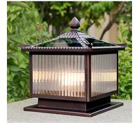 HCIPJQY Phare Solaire Moderne À Colonne LED Étanche, 3 Niveaux De
