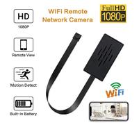 HD 1080P Mini caméra bricolage Portable Module sans fil WiFi caméra enregistreur vidéo détection de mouvement P2P caméscope Support vue à distance B 120 Degree Lens