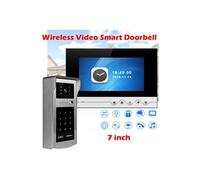 HD 7 pouces couleur LCD visiophone Intercom Sonnette caméra de vision nocturne Royaume-Uni G