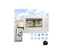 HD 7 pouces couleur LCD visiophone Intercom Sonnette caméra de vision nocturne Royaume-Uni G