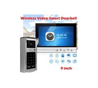 HD 9 pouces couleur LCD visiophone Intercom Sonnette caméra de vision nocturne Royaume-Uni G
