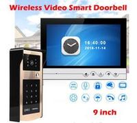 HD 9 pouces couleur LCD visiophone Intercom Sonnette caméra de vision nocturne Royaume-Uni G