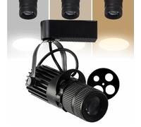 HDaspijh Projecteur LED Pinspot, projecteur LED 10 W/15 W/20 W, éclairage de scène à LED, projecteur Zoom, pour théâtre, scène, karaoké, Bar, Restaurant, café, éclairage d'arrière-Plan,10W-3000K