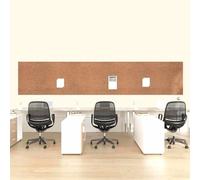 HDFQWTYG Rouleau de liège pour tableau d'affichage mural Marron 500 x 50 x | Insonorisant et isolant thermique, tableau d'affichage polyvalent à monter soi-même, montage facile