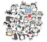 HDGSAFD 92 Autocollants Pingouin, Autocollants De Dessin Animé Créatifs, Autocollants De Scrapbooking pour Carnet De Notes, Autocollants Amusants, DIY Bricolage