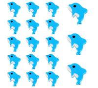 HDKAJL Lot de 50 gommes dauphins, gommes souples en TPR | Respectueux du papier, forme d'animal arrondie, peu encombrant pour trousses, école, sacs d'école et calendrier de l'Avent