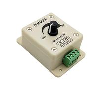 HDOYTXXM Variateur d'intensité pour lampe de bureau - Interrupteur rotatif de rechange - 12-24 V - 8 A - Intensité variable en continu - On/Off - Variateur LED universel