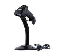 HDWR HD32A Lecteur de Codes à Barres Filaire avec Support, 300 Scans/Seconde, Lecteur de Codes 1D Fiable, Durable, Automatique, Ergonomique, Interface USB