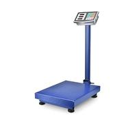 HDWR wagPRO-P150 Balance plateforme 150 kg, balance colis pliable, tare | Balance d'entrepôt au sol, précision 50 g, écrans LCD, tare, pour expédition et stock