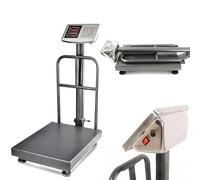 HDWR wagPRO-P800, Plateforme de Pesage Informatique, Balance d'entrepôt, Capacité Jusqu'à 800 kg, Affichage Digital, Précision +/- 200 g, Calibrage, Taille de La Plateforme 60 x 80 cm, Unité de Somme