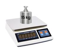 HDWR wagPRO-S15 Balance Plateforme Industrielle, Balance Alimentaire, Capacité de Charge jusqu'à 40 kg, Electronique, Affichage digital, Précision +/- 0.5 g