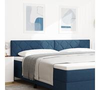 Headboard LED vidaXL design blocs de diamant bleu 200 cm tissu, Headboard vidaXL design blocs de diamant bleu 200 cm tissu