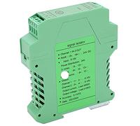 Headerbs Isolateur de Signal 0-10V, 1 Entrée 2 Sorties, 24V DC Rail DIN | Module d\'interface analogique pour systèmes PLC, distribution d\'énergie isolée avec précision 0,1 % FS, transfert de