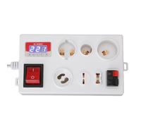 Headerbs Testeur de Tension LED,0-600W 60-300V pour E27 E14 GU10 (Prise | Pour Ampoules E27,E14,B22,GU10,G4-G12,G9, Affichage LED, Charge 3A, Testeur de Douille Universel, Diagnostic Rapide D’ampoule