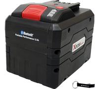 HEADNMORE® Pack - Parkside Performance® 20V 12Ah Batterie intelligente PAPS 2012 +Porte-clés +Support mural